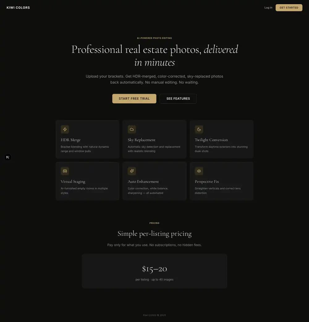 Website screenshot 1