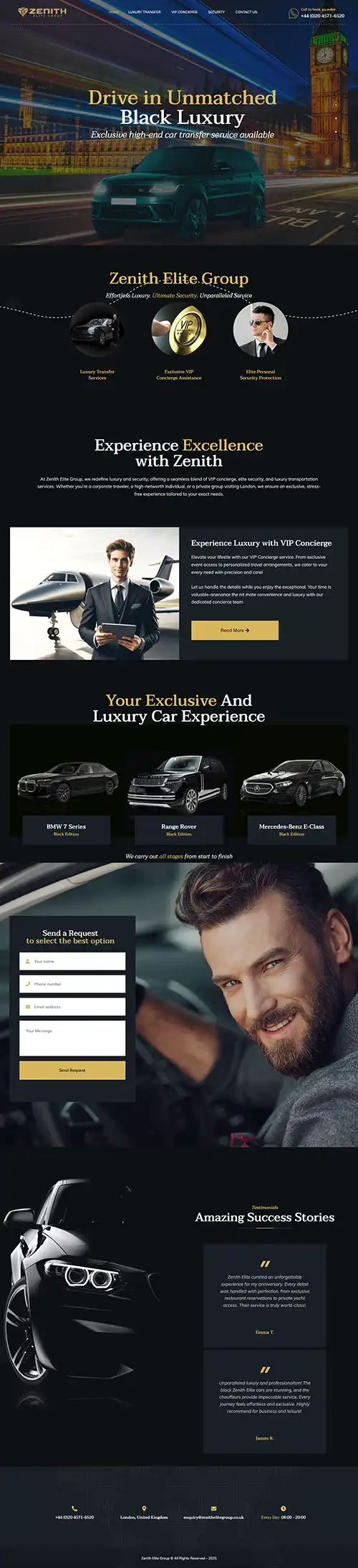 Luxury Security Website