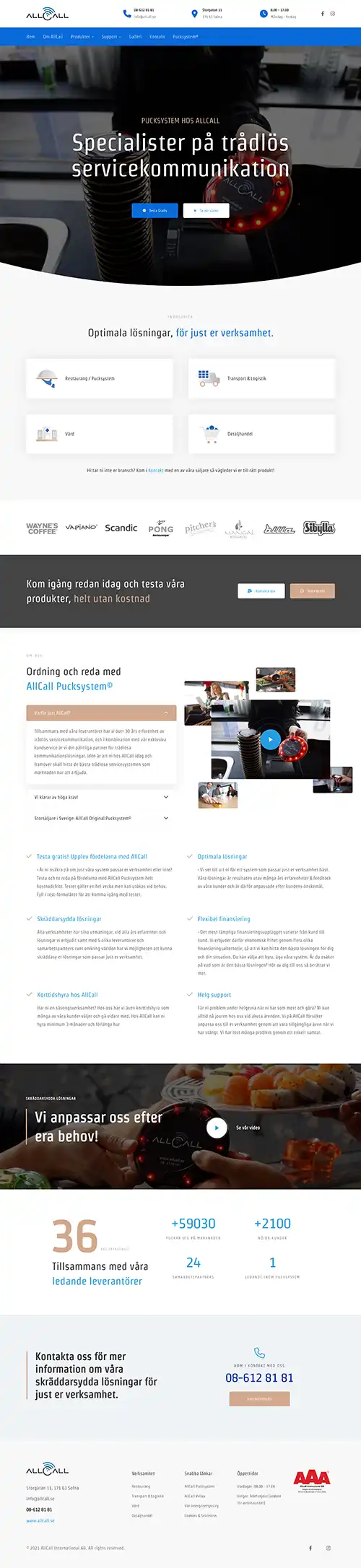Consumer Product Website
