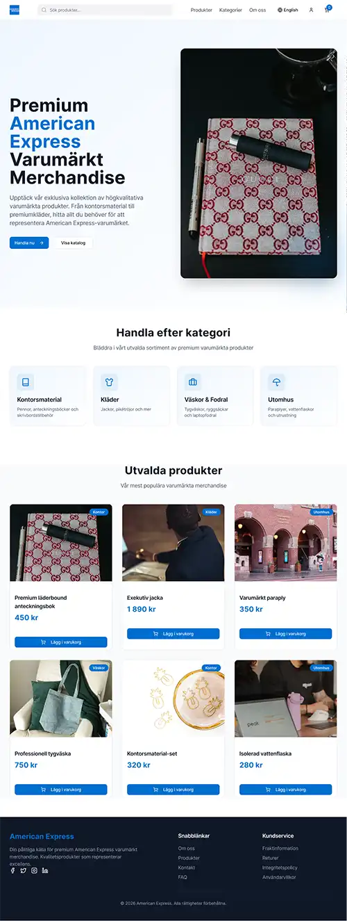Internal Company Webshop