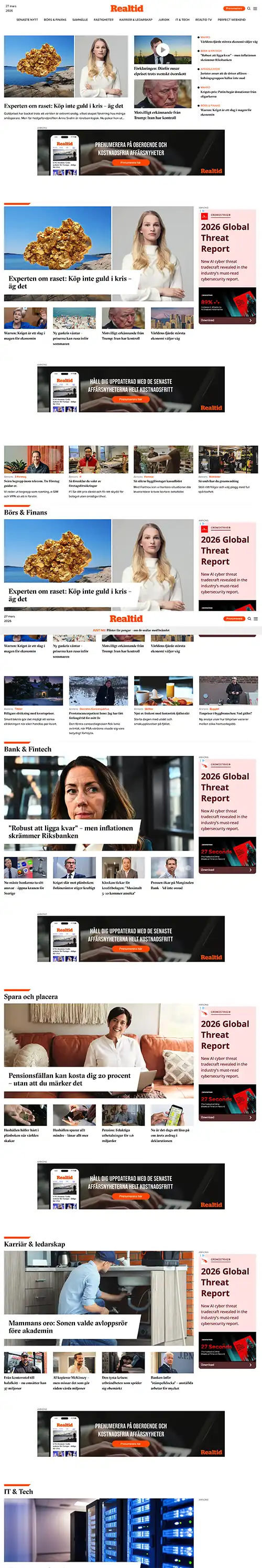 Financial News Platform