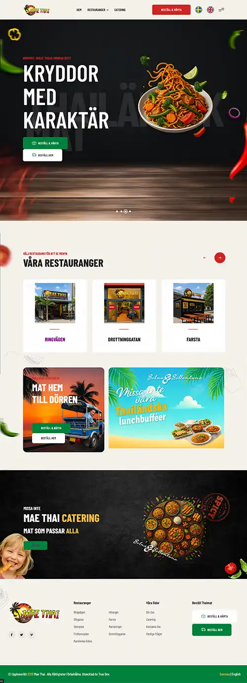 Restaurant Chain Website