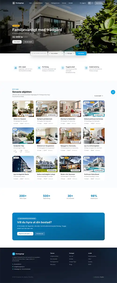 Corporate Housing Platform