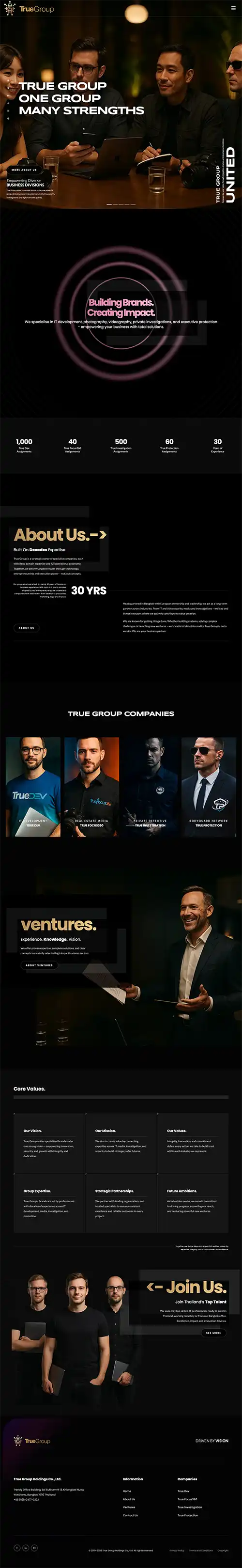 Corporate Hub Website