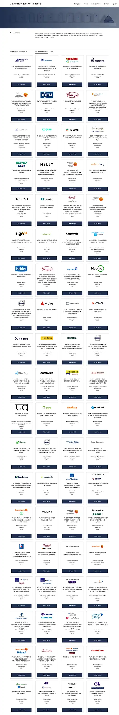 Corporate Finance Advisory